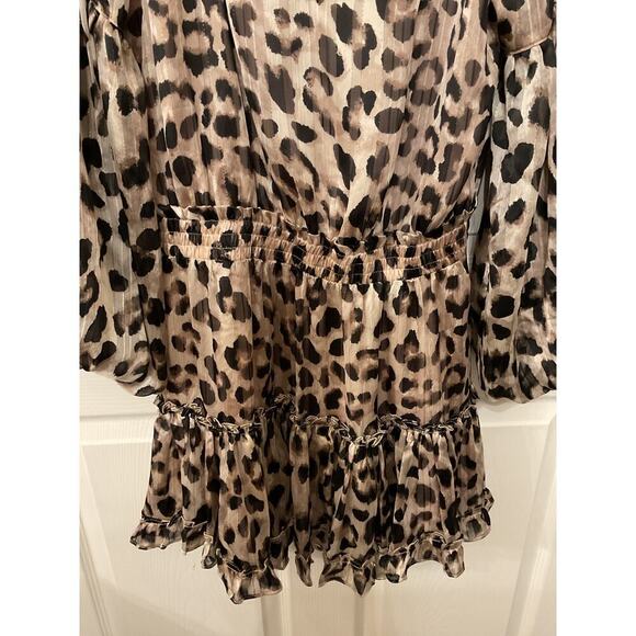 Buddy Love Zozo Elastic Waist Mini Dress in Oreo, M - Picture 9 of 11